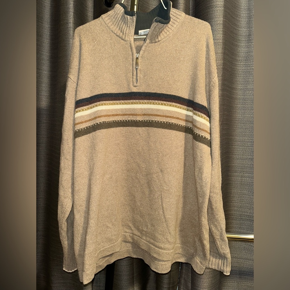 Columbia means quarter zip pullover sweater - size XL